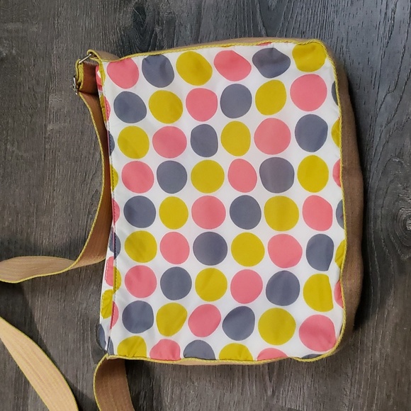 Bungalow 360 Polka Dot Crossbody Pocketed Messenger Bag - Picture 6 of 12